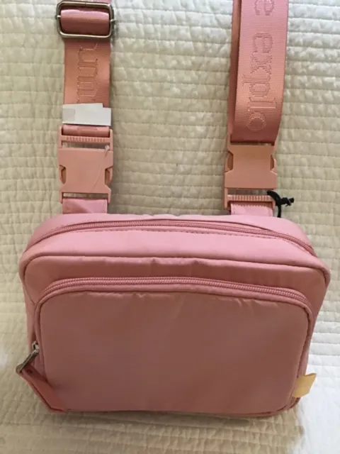 Samantha Brown To Go Convertible Travel Sling Bag Pink