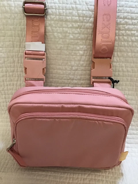 Samantha Brown To Go Convertible Travel Sling Bag Pink
