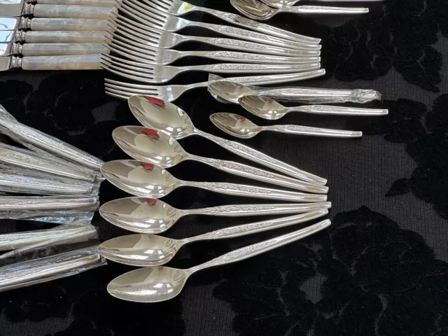 Grosvenor Gaye, 42 Piece Cutlery Set, Faux Mother-Of-Pearl Knife Handles, EPNS 3