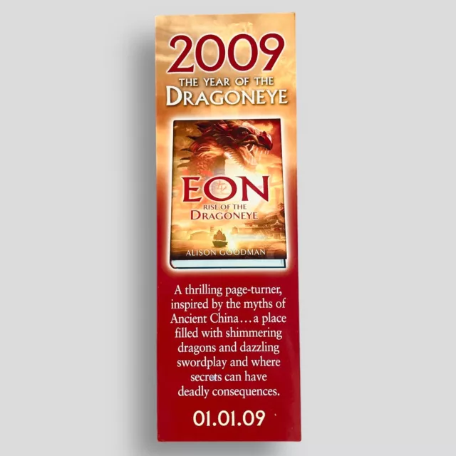 Eon The Rise Of The Dragoneye Goodman Collectible Promo Bookmark -not the book