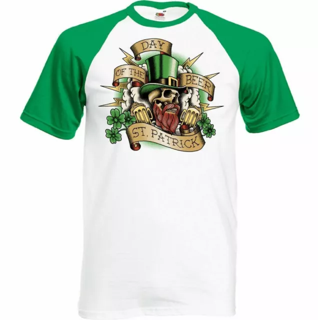 Day Of The Beer (Dead Parody) Mens Funny St Patricks Day T-Shirt Irish Bar Top