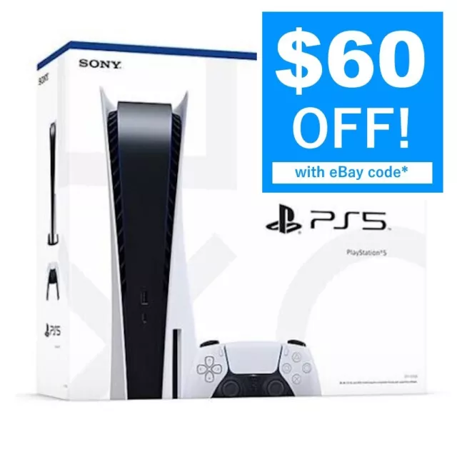 Sony PlayStation 5 PS5 Slim Digital Edition 1TB Console White By FedEx