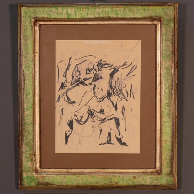 Disegno Astratto Moderno a China Firmato