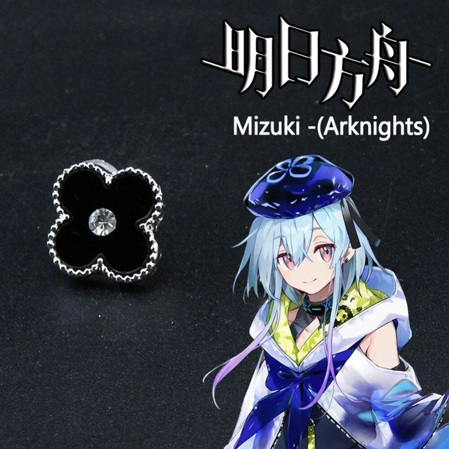 Arknights Mizuki Cosplay Costume Earrings Ear Studs Ornaments Gift