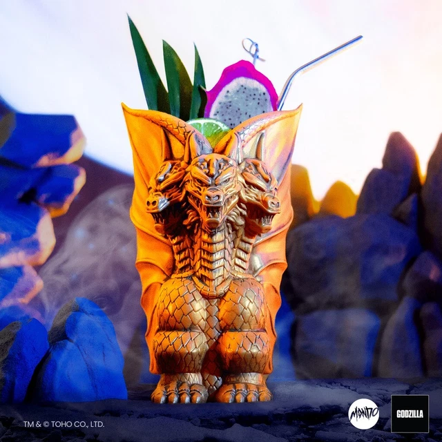 Mondo King Ghidorah The Three Headed Monster Zero Tiki Mug Showa Era Ltd Ed🔥🔥
