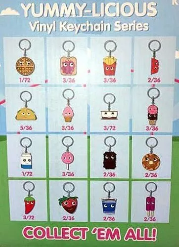 Porte-clés figuratif Kidrobot Yummy World Yummylicios *Vous choisissez* 1 sac aveugle ouvert 2