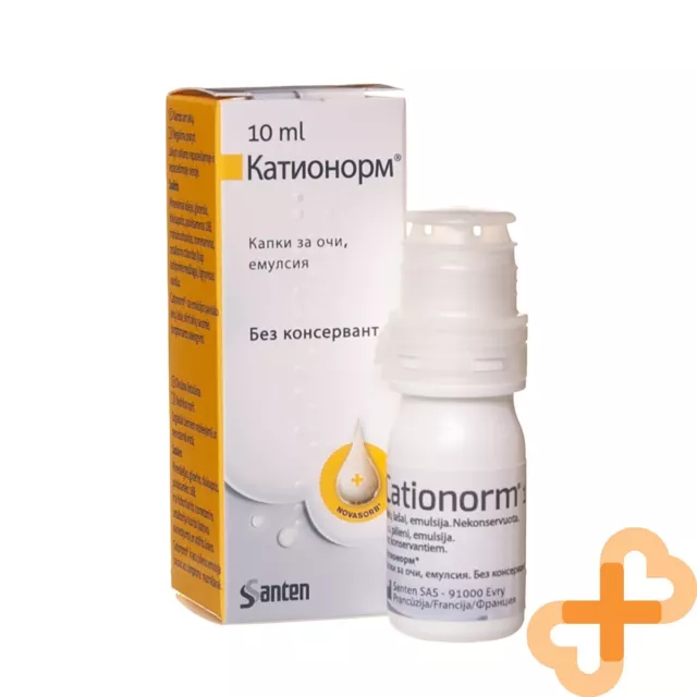 Santen Cationorm Augentropfen Emulsion 10 ML Feuchtigkeitsschutz