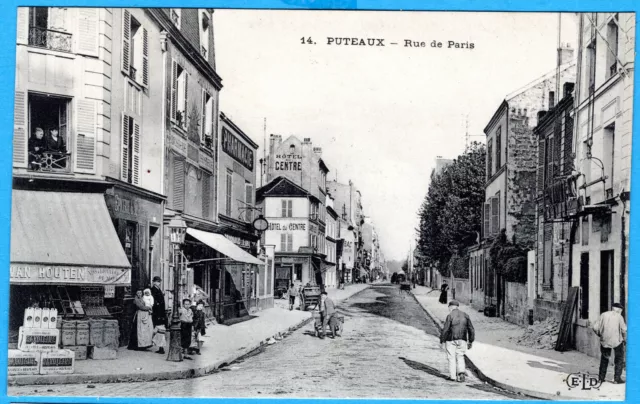 Cpa 92 Puteaux - Rue De Paris