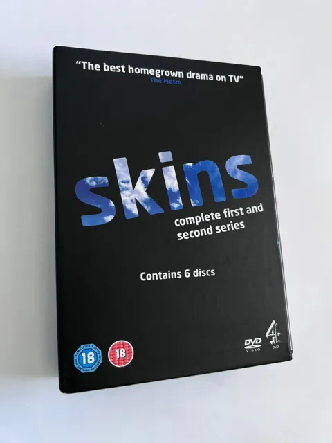 Skins - Series 1-2 - Complete (Box Set) (DVD, 2008)
