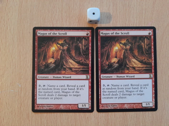 Magus of the Scroll 1x FOIL TSP MTG Time Spiral Rare NM red