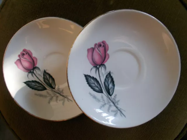 Two Vintage Swinnertons Saucers, made in Staffordshire