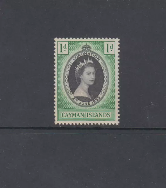 Cayman Islands :  1953 Coronation Issue -  Elizabeth Ii - Mnh -  Scott # 150