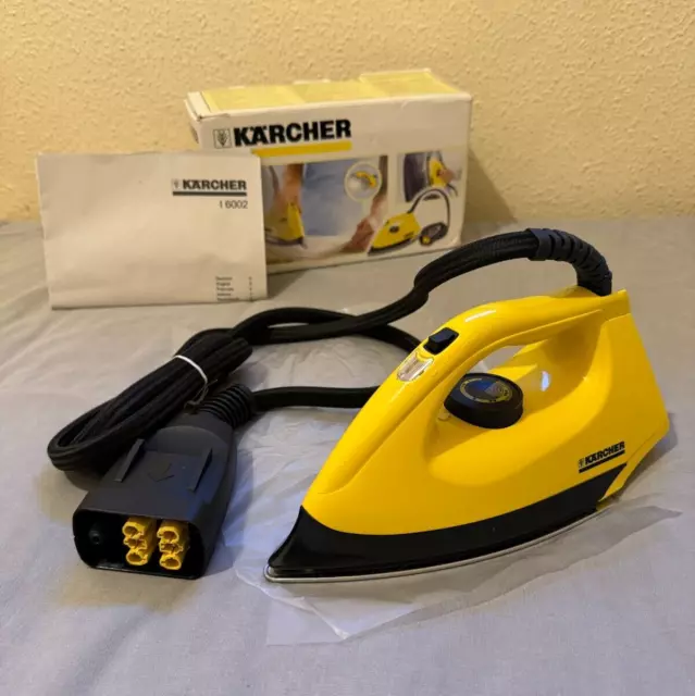 Karcher Pressurised Steam Iron I6002 Stainless Steel Yellow Brand New With Box