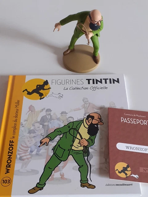 Figurine Tintin N°59 – Les Dupont – Collection Officielle – Résine – Neuve