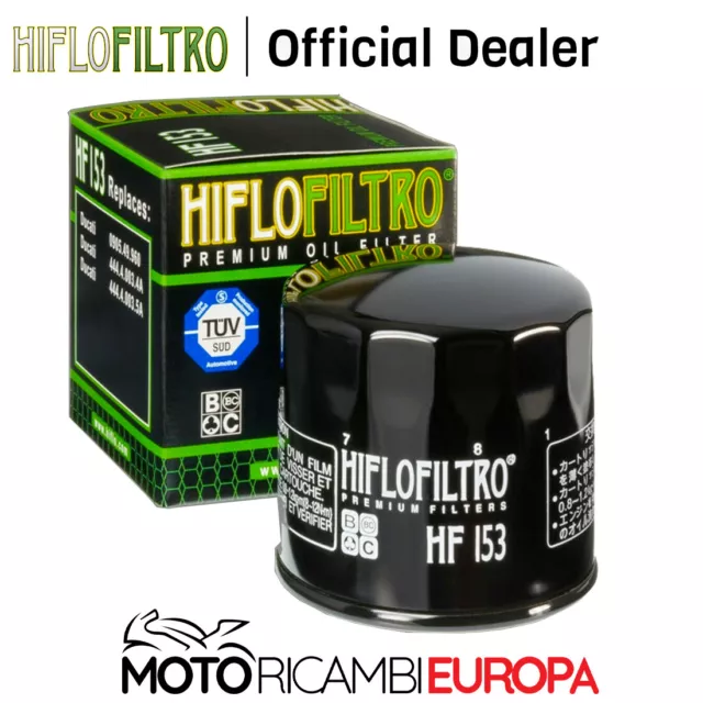 Filtro Olio Hiflo Hf153 Omologato Tuv