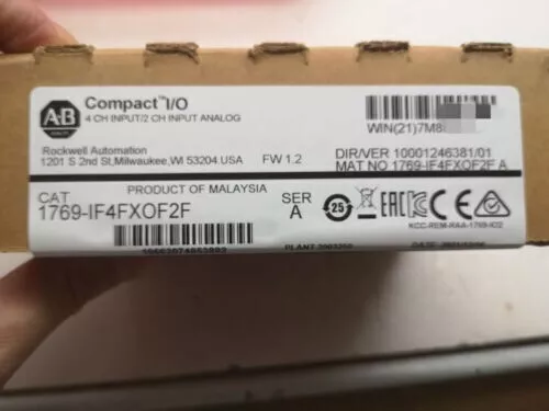 New Sealed 1769-IF4FXOF2F /A CompactLogix High Speed I/O Moudle 1769IF4FXOF2F AB