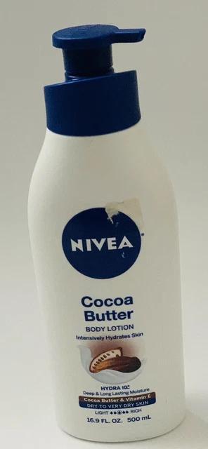Nivea Cocoa Butter 48hr Moisture Body Lotion, Vitamin E 16.9 fl oz