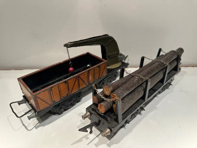 Jouet Ancien JEP – Wagon De Secours Avec Grue – Échelle O