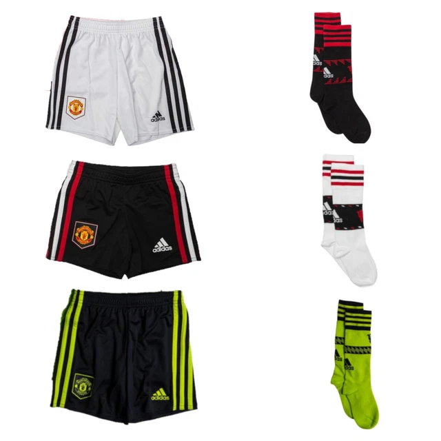 MANCHESTER UNITED FOOTBALL Kit adidas Kid's Mini Shorts and Socks Set