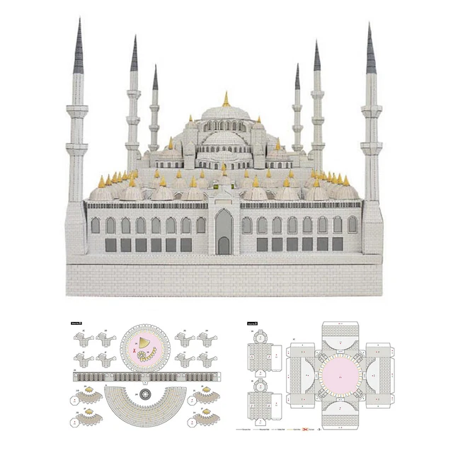 DIY BUILDING PAPER Model Kits Commponents Beautiful For Home Decoration Diy building paper model kits commponents beautiful for home decoration