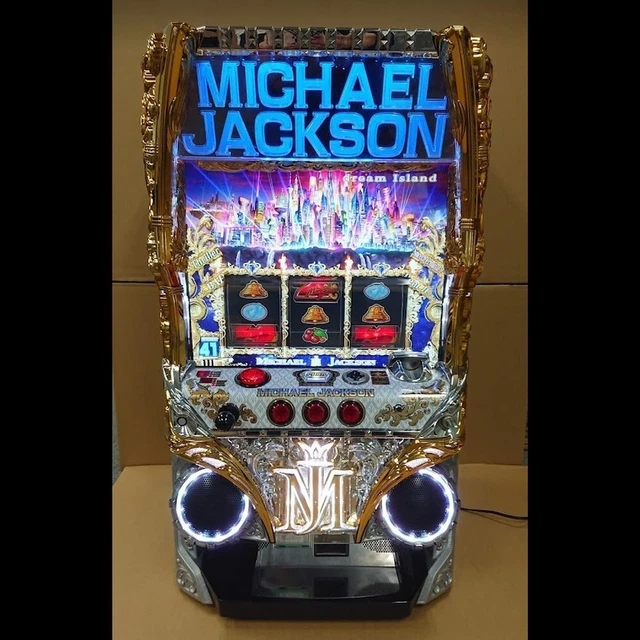 MICHAEL JACKSON Skill Stop Slot Machine (*JapaneseCasino Real Pachislo)