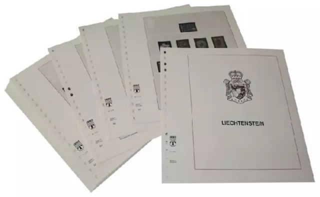 Lindner-T Vordruckblätter T178a Liechtenstein - Jahrgang 1972 bis 1984