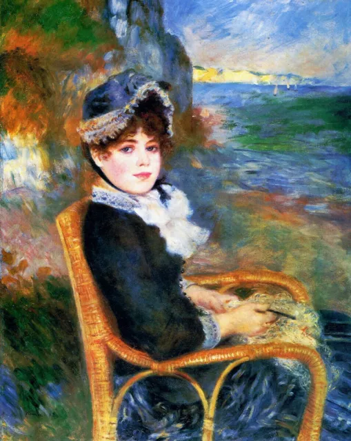 Pierre Auguste Renoir Artist Oil Painting Signed..