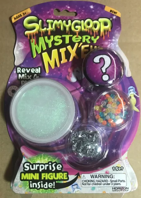 Slime Kit Mystery Mix'ems Glitter Slime W/ Mix Ins & Mystery Figure - NEW  -OD