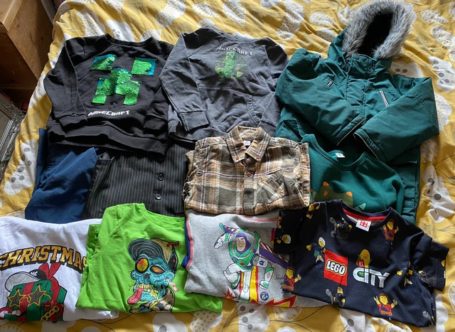 Pacchetto abbigliamento ragazzi età 7-8 anni successivo Tu ecc 11 articoli