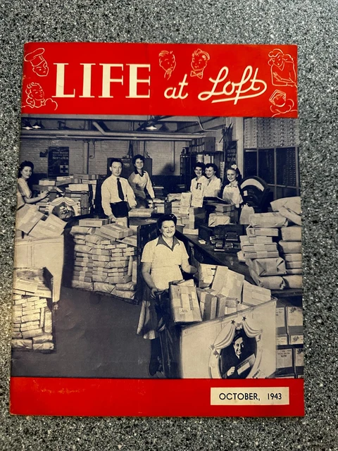LIFE AT LOFT Magazine October 1943 Candy in War Effort Yanks Fight On ...