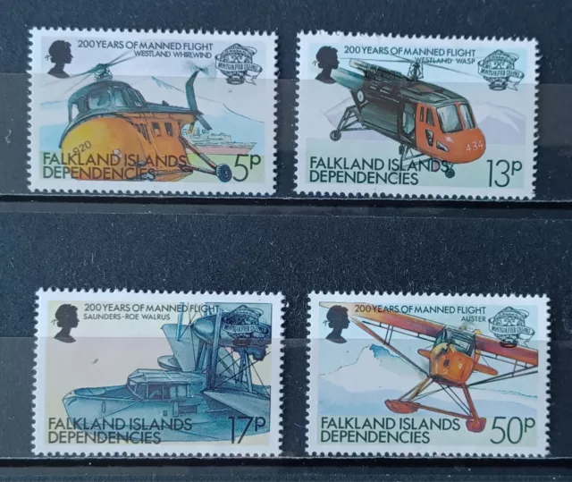 FALKLAND-SOUTH GEORGIA 1983 lot 4 timbres neufs avec charnière Y&T# 116 à 119