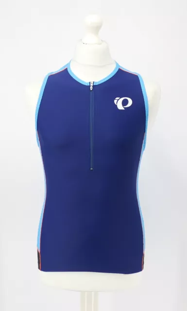 Pearl Izumi Elite Conveit Tri Herren Singlet Uk L Blau Uvp £ 50 Hh