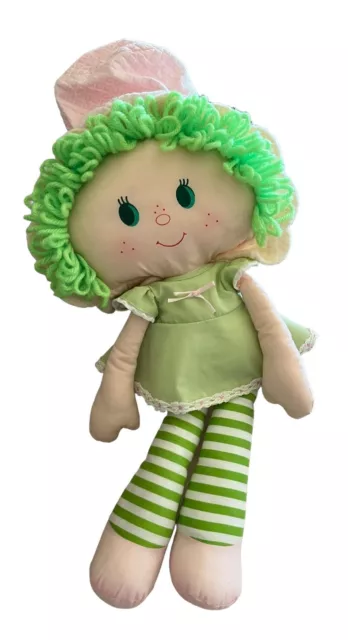 Vintage strawberry shortcake LIME CHIFFON rag doll