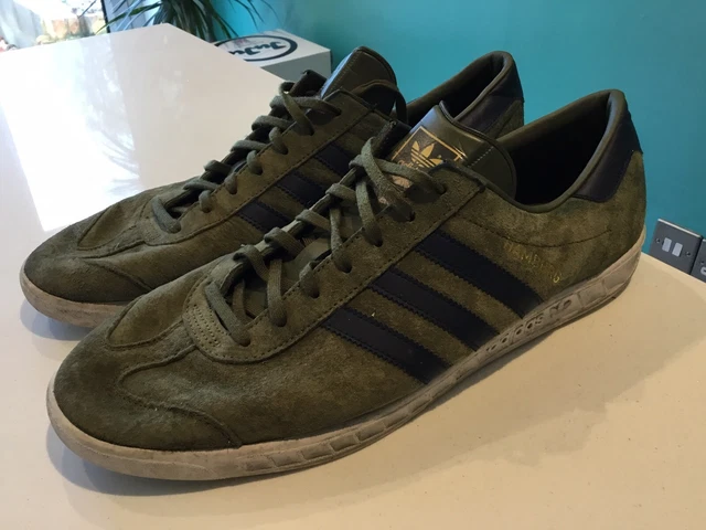 ADIDAS HAMBURG MENS Suede Trainers Size 13 14.50 PicClick UK