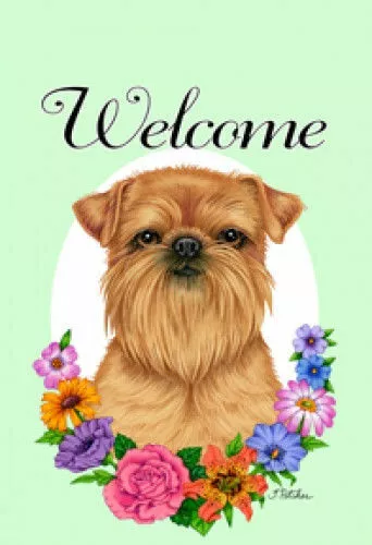 Welcome House Flag - Brussels Griffon 63128