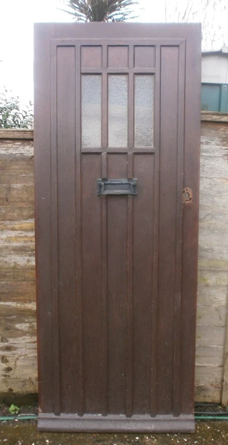 Oak front door 79 3/4 x 31 1/2"