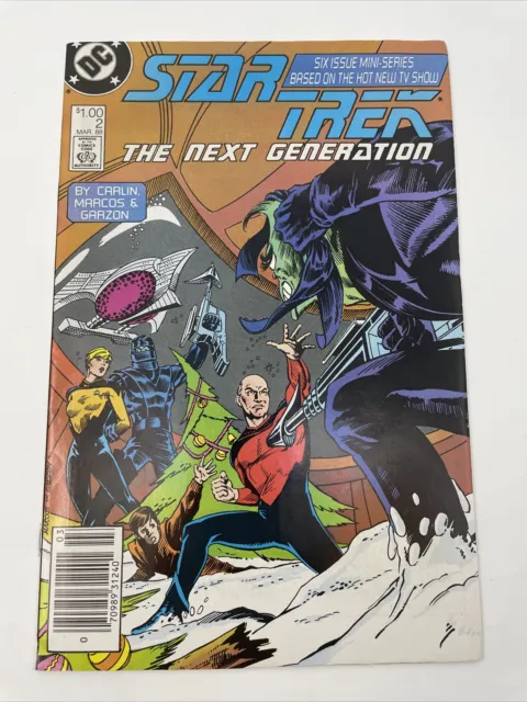 Star Trek: The Next Generation #2 DC Comics 1988 Series NM- High Grade