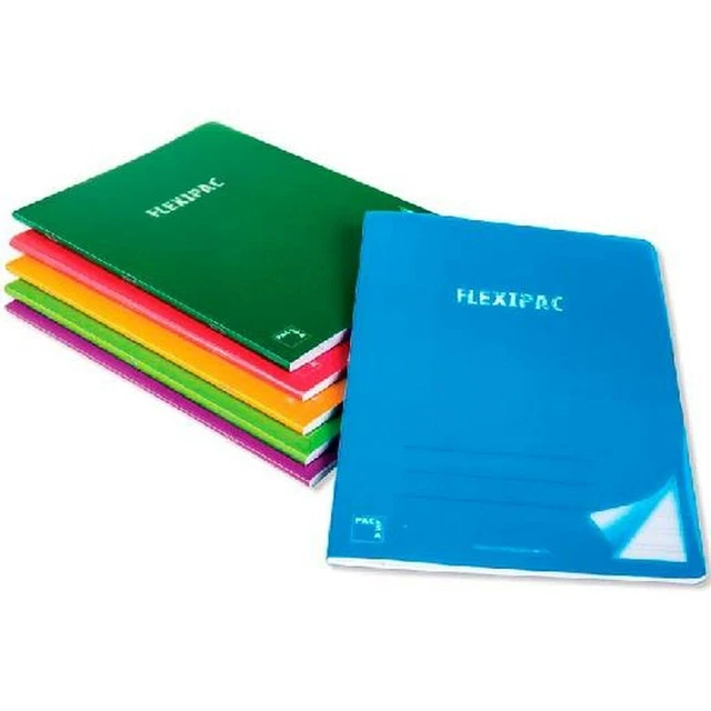 Notizbuch Pacsa Flexipac Bunt A4 48 Bettlaken [6 Stücke]