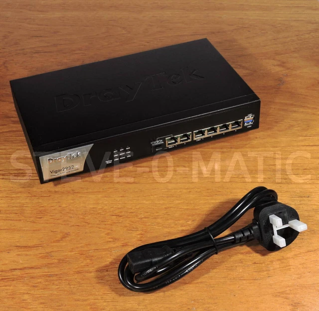 DRAYTEK VIGOR 2952 Dual-WAN High Performance Router Firewall & Load ...