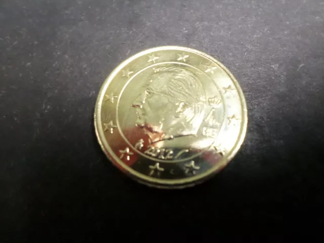 BELGIQUE - pièce de 50 cts d' euro 2012 - TTB