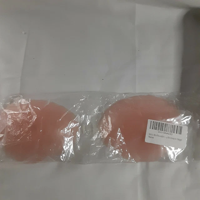 Adhesive Reusable Strapless Bra Invisible Silicone Stick on Push up Bras for Bac