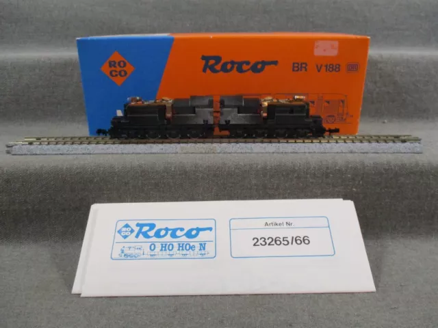 Roco Spur N 23266 Diesel-Doppellok V 188 der DB Analog ohne Gehäuse in OVP Y237