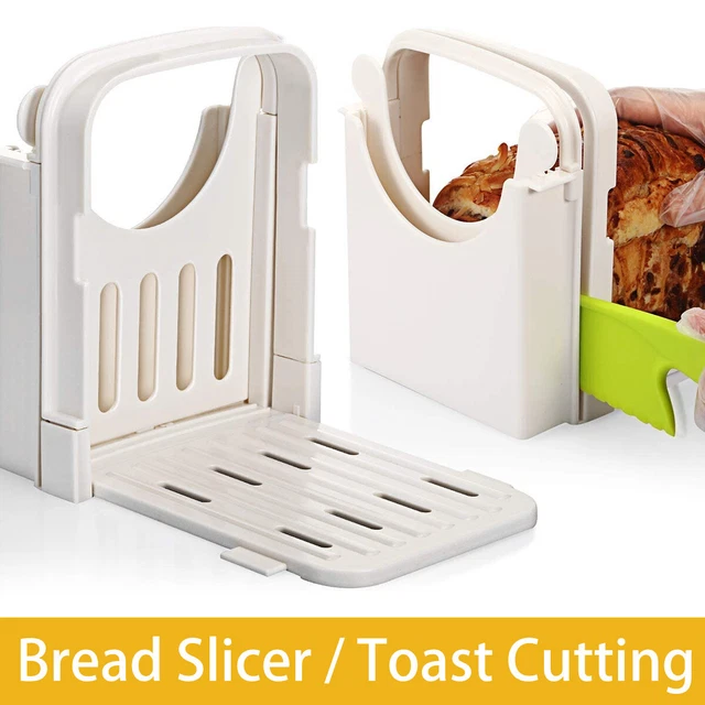 BREAD SLICER FOLDABLE Toast Slicer Adjustable Toast Slicing Machine Fl