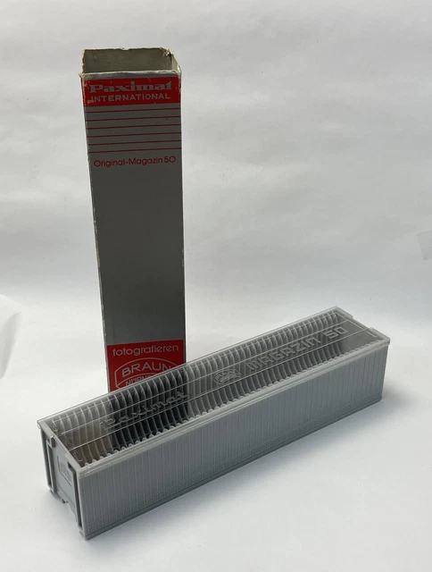 Cargador recto casete deslizante 35 mm MARRÓN PAXIMAT X 1 59 capacidad de deslizamiento