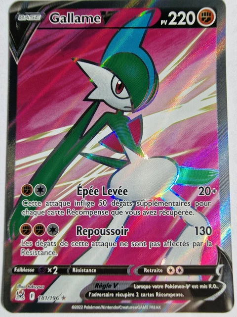 Carte Pokemon GALLAME 181/196 V Full Art FA Epée et Bouclier 11 EB11 FR NEUF