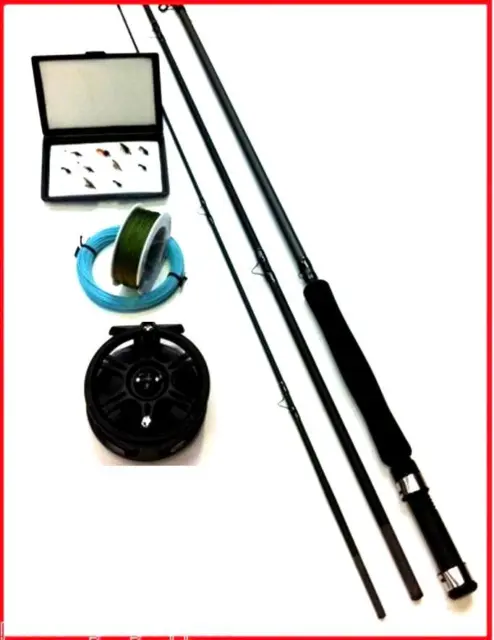 SHAKESPEARE FLY FISHING Kit Set - Tackle Bag Net Rod Reel Line Priest Flies  £132.22 - PicClick UK