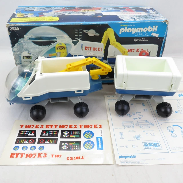PLAYMOBIL PLAYMOSPACE NAVETTE Vaisseau Station Spatiale Réf 3536