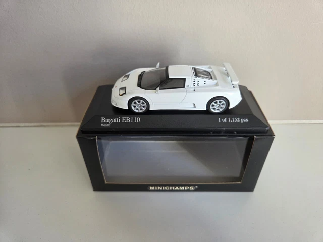 Kit Maquette Alezan Models Bugatti EB 110 1/43 – 2ème Version Wind Tunnel, Blanc