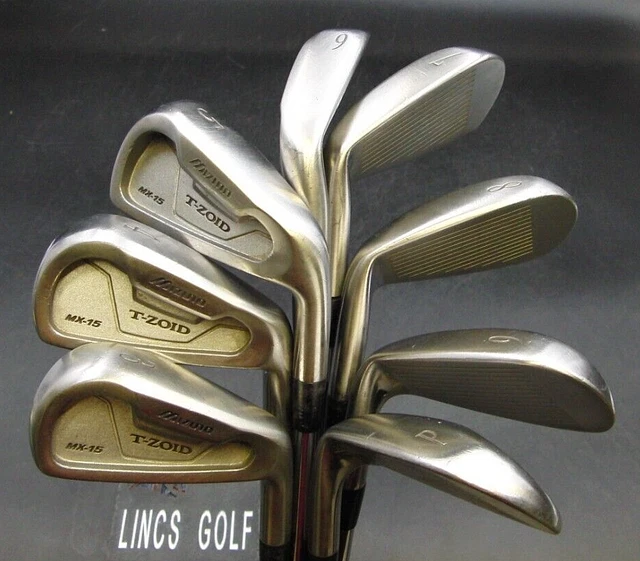 8er Set Mizuno MX-15 T-Zoid Eisen 3-PW Normalstahlwellen Mizuno Griffe