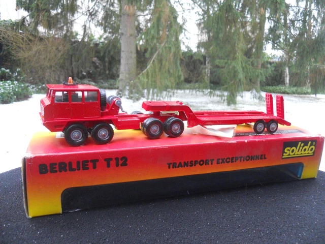 SOLIDO béquille METAL KAKI pour remorque berliet T12 porte char